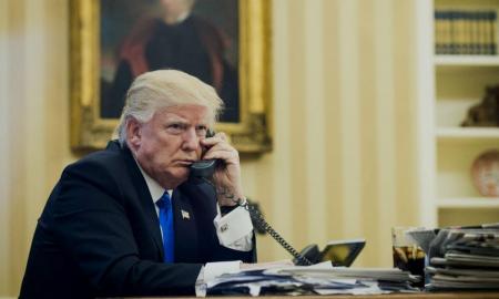 „Taikos derybos prasidės nedelsiant.“ Trumpas po pokalbio su Putinu