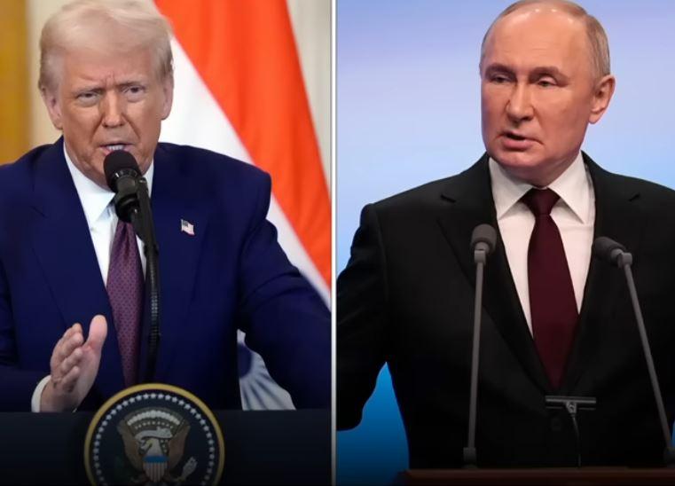 D. Trumpas ir V. Putinas