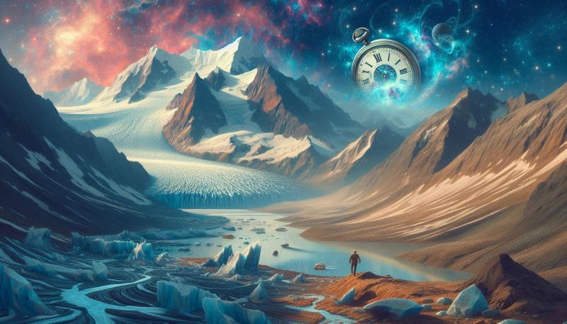 Meninis vaizdas ledynų ir geochronologinių tyrimų integravimo tema