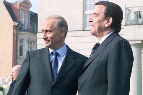 Schröderis ir Putinas, 2002 m.