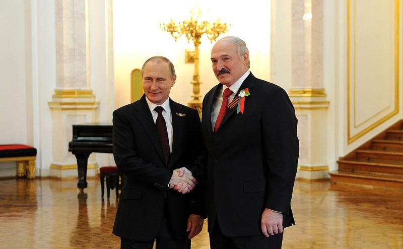 V. Putinas ir A. Lukašenka