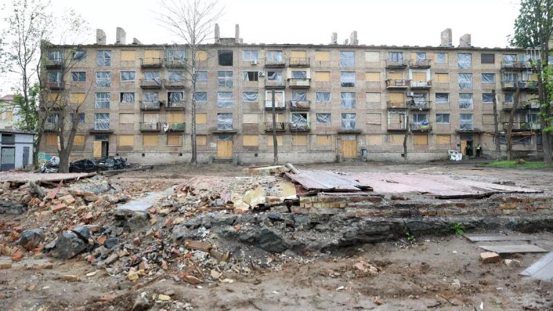 Kyjivas po rusų raketų atakos