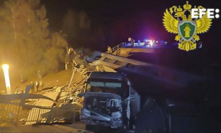 „Girdėjo sprogimą...“ Drebinanti naktis Rusijoje. Košmariški vaizdai (Foto, Video)