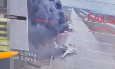 Smūgis, kokio dar nebuvo! Į strateginius bombonešius. Dega virš 40 rusų lėktuvų, vertų virš 2 mlrd. $ (Video, PAPILDYTA naujais vaizdais, operacijos detalėmis)