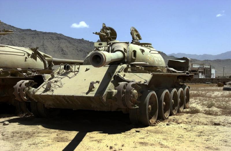 Sovietų T-55 Afganistane