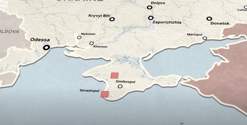 Asociatyvus Krymo žemėlapis
