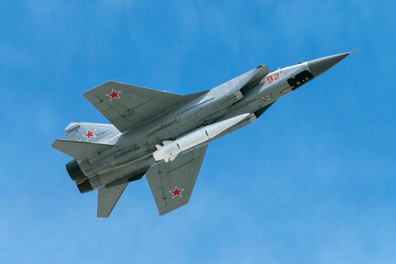 MiG-31K su „Kinžal“