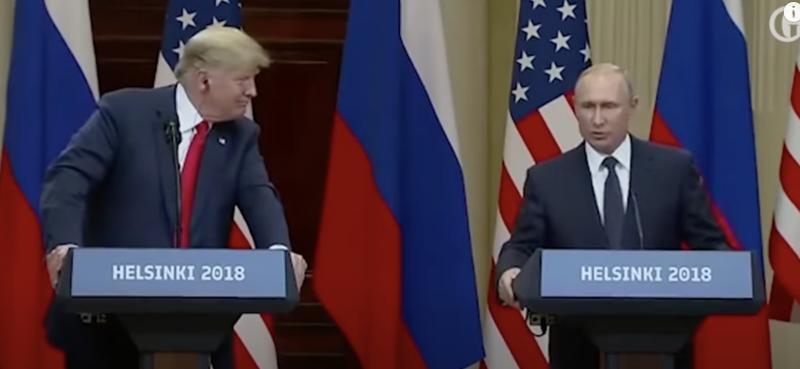Donaldas Trumpas ir Vladimiras Putinas