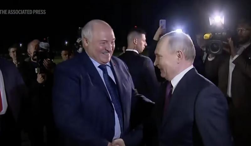 Aleksandras Lukašenka ir Vladimiras Putinas
