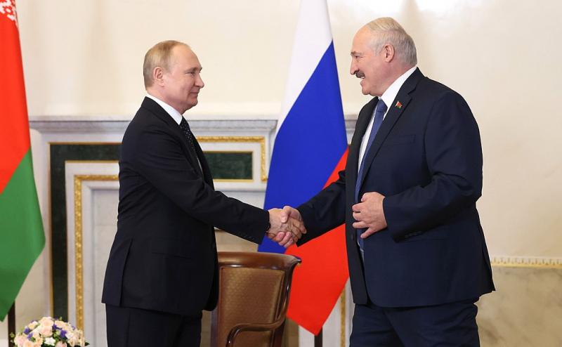 V. Putinas ir A. Lukašenka
