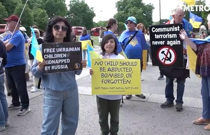 Demonstracija paremti Ukrainai