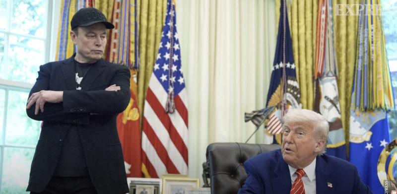 Elonas Muskas ir Donaldas Trumpas