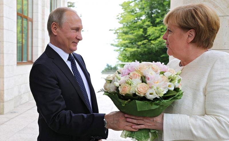 V. Putinas ir A. Merkel
