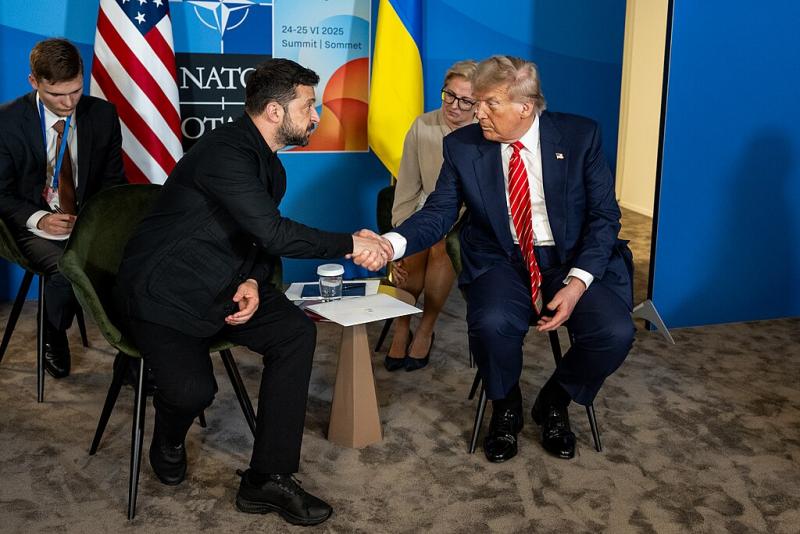 V. Zelenskis ir D. Trumpas