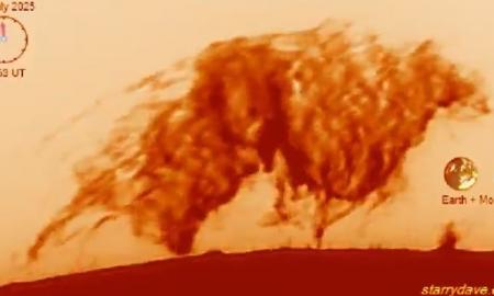 „Žvėris“, 13 kartų didesnis už Žemę. „Jie nukreipti į mus.“ Saulė paleido monstrą, galintį sukelti Armagedoną (Video)
