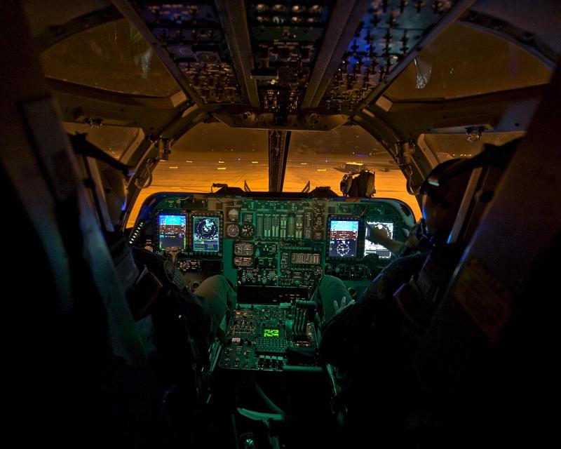 B-1B kabinoje