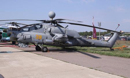 „Padėjo sprogmenis.“ Rusijos Mi-28 (Video)