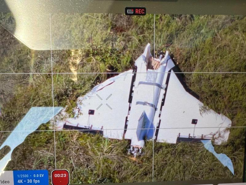 Dronas, rastas Gaižiūnų kariniame poligone 