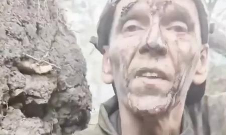 Rusų šturmo kareivis užrašė kreipimąsi į Putiną (Video)