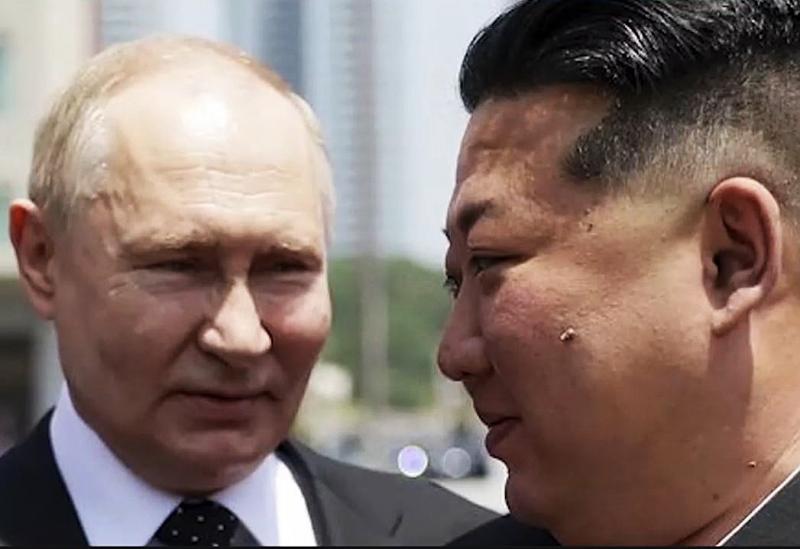 V. Putinas ir Kim Jong Unas