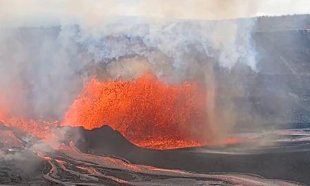 Kilauea veržiasi! Ugnikalnis paleido viesulą. Vaizdai sprogdina internetą (Video)