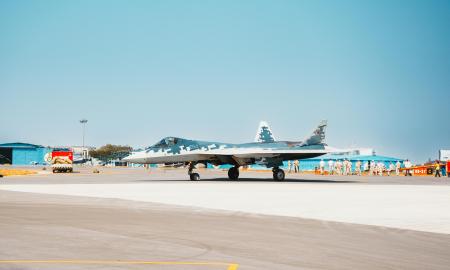 Kodėl Rusijos Su-57 visada skraido poromis? Pagrindinės priežastys