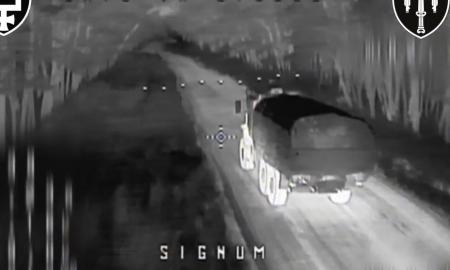 Rusai paralyžiuoti iš baimės. Jie susprogdino visą vilkstinę (Video)