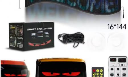 Aliexpress rinkinukas! 10 000+ užsakymų, fantastiškų kainų ir galimybių programuojami lankstūs LED ekranai automobiliams, sunkvežimiams, parduotuvėms, renginiams (Video)