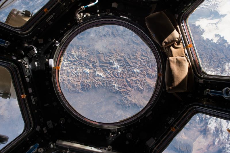 Tarptautinės kosminės stoties panoraminis kupolas, vadinamas Cupola