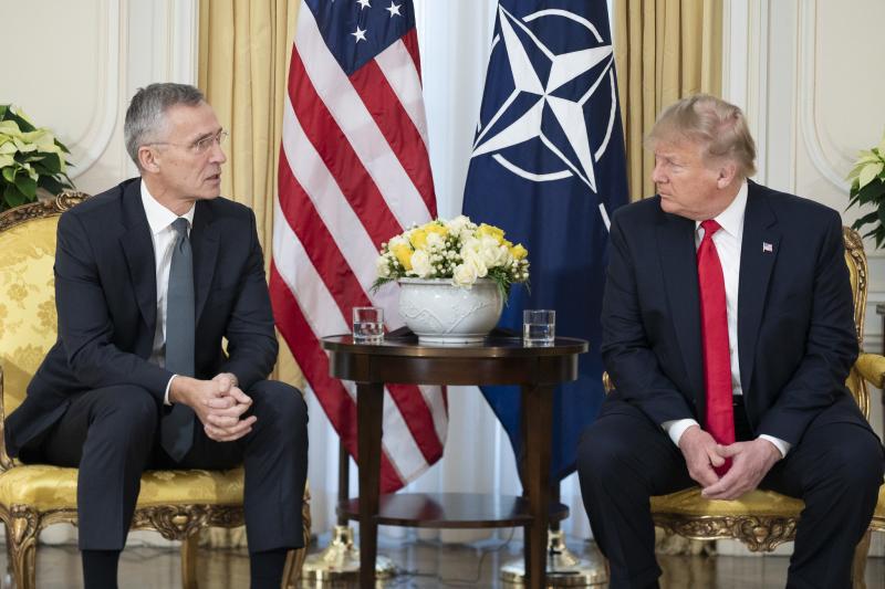 Jensas Stoltenbergas su Trumpu, 2019 m. gruodis