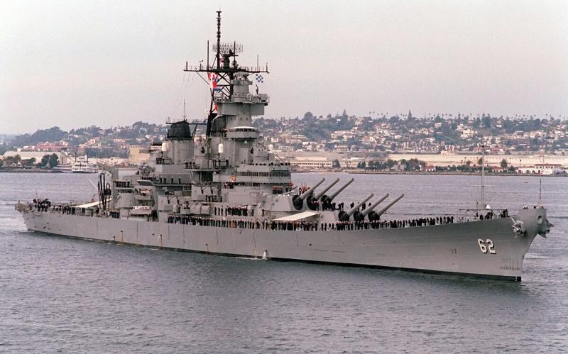 USS New Jersey, 1985 metais