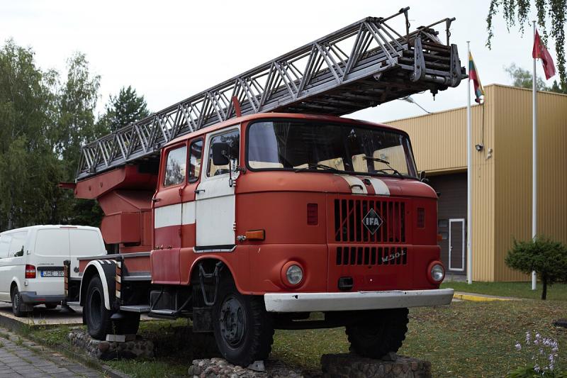 Gaisrinė mašina IFA W50 L Vilniuje