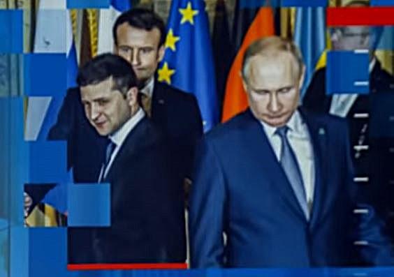 V. Zelenskis ir V. Putinas