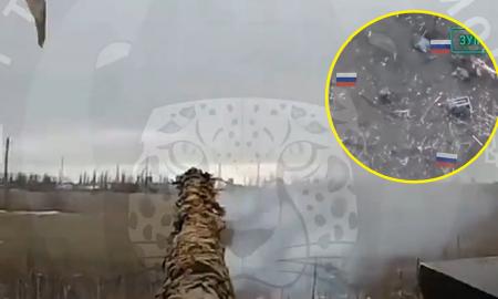 Rusai net nesuprato, kas jiems smogė. Akimirka ir išnyko (Video)