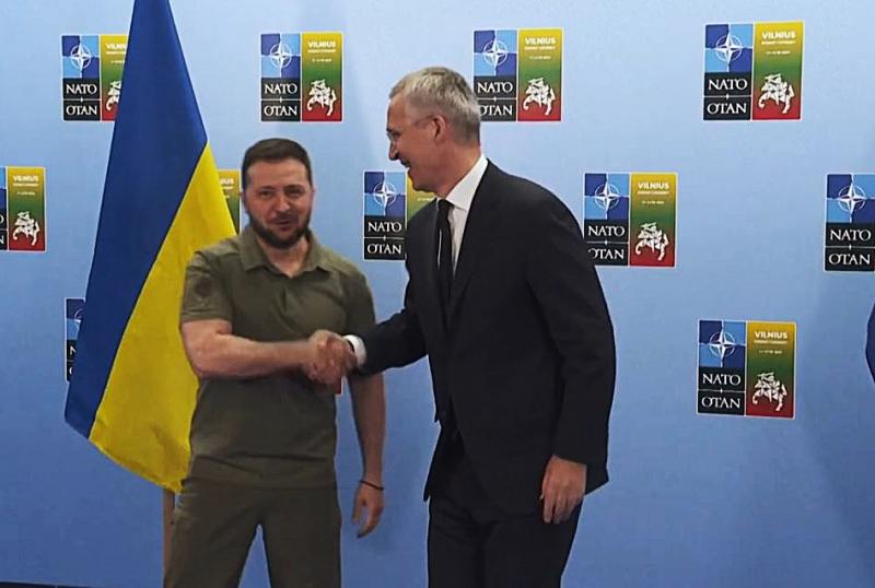 V. Zelenskis ir J. Stoltenbergas