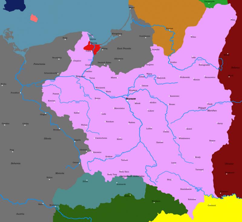 Antroji Lenkijos Respublika, 1939 m. rugpjūtis 