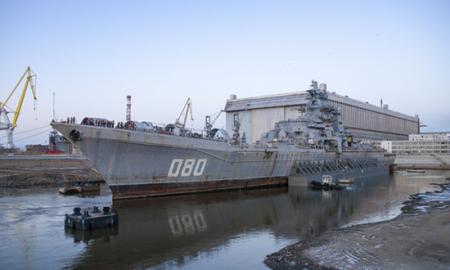 „Admirolas Nachimovas“ grįžta? „Galingiausias Rusijos paviršinis laivas“. Jie kažką rezga (Foto)