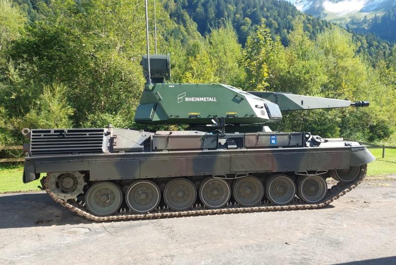 Skyranger 35 ant tanko Leopard 1 važiuoklės