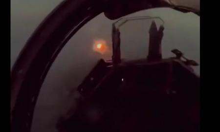 Ukrainos naikintuvai „Mirage 2000“ veiksmo metu. Jie naudoja tą patį ginklą, kuriuo buvo numuštas F-16 (Video)