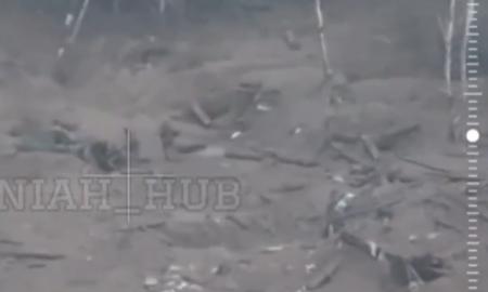 Koks tikslus smūgis ir pačiu geriausiu metu! Rusai panikuoja, buvo priversti bėgti (Video)