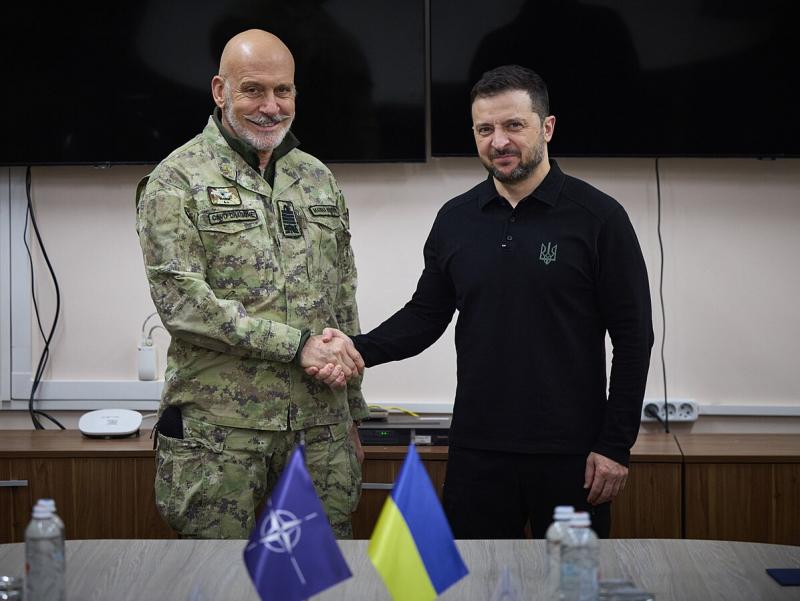 Giuseppe Cavo Dragone su V. Zelenskiu