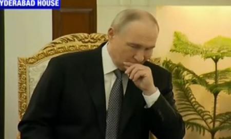 Indijos premjeras kalbėjo apie taiką. Pažvelkite į Putino veidą (Video)