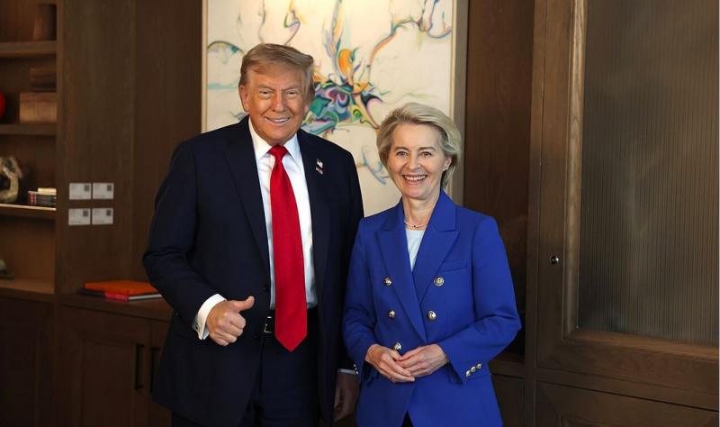 D. Trumpas ir U. von der Leyen