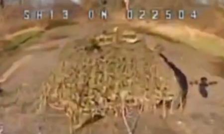 Aptiktas ir sunaikintas keistas rusų daiktas. Judėjo keliu. Didžiulis sprogimas (Video)