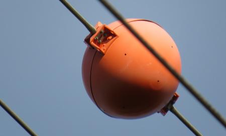 Tai ne pokštas. Kodėl ant elektros linijų kabo dideli rutuliai? (FOTO)