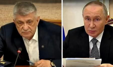 Šokas Kremliuje! Jis trenkė Putinui tiesiai į veidą (Video)