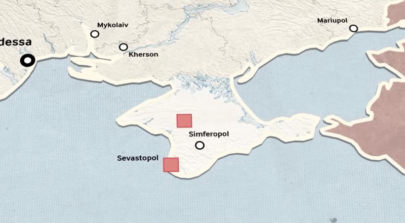 Krymo pusiasalio žemėlapis