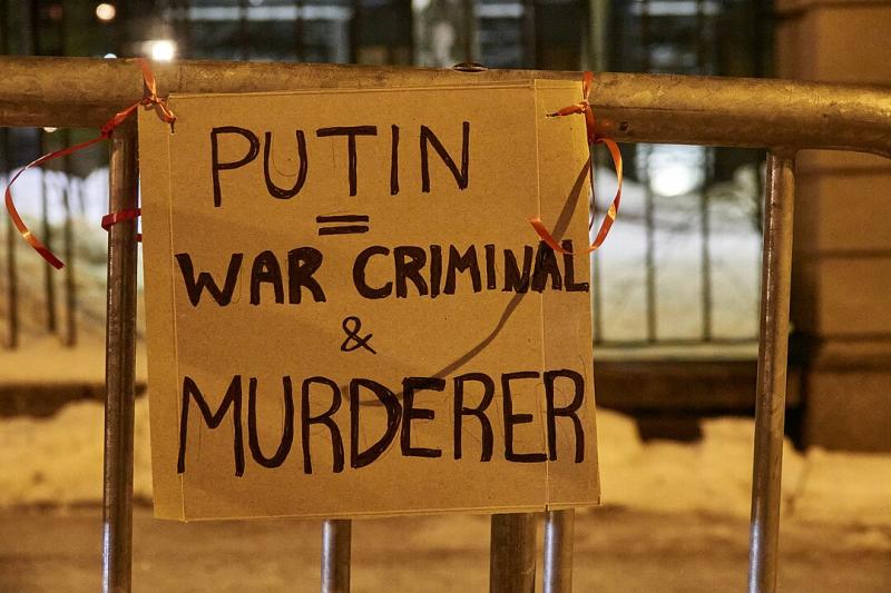 Užrašas apie V. Putiną