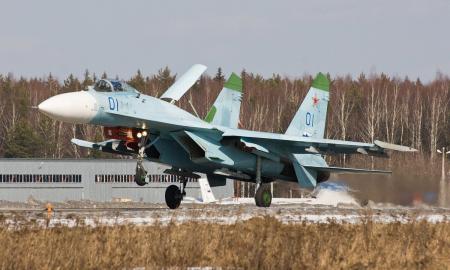 Rusų Su-27 ruošėsi kilti į mūšį. Ukrainiečiai paruošė jiems staigmeną (FOTO)