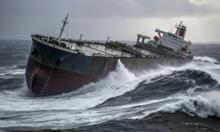 Netoli Rostovo skęsta tanklaivis! Tai nebuvo paprasti dronai